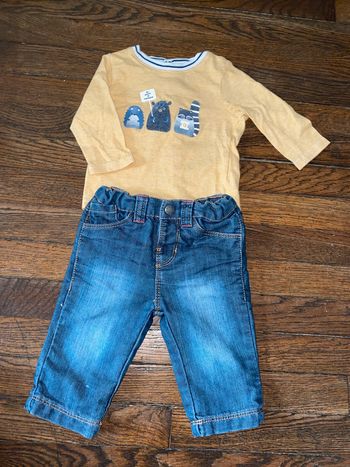 tshirt Obaibi et jeans DPAM 3 mois