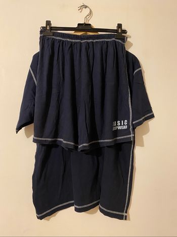 Ensemble de pyjama bleu marine taille M 100% coton