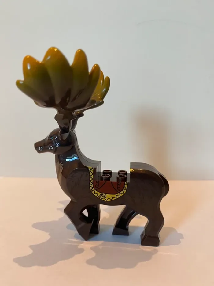 Figurine type lego cerf brun. le seigneur des anneaux/Hobbit - photo numéro 2