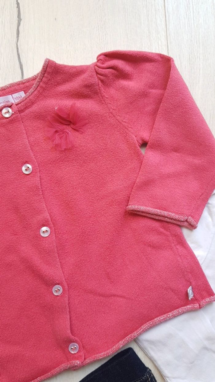 Ensemble 3 pièces mi saison fille 18mois - photo numéro 2