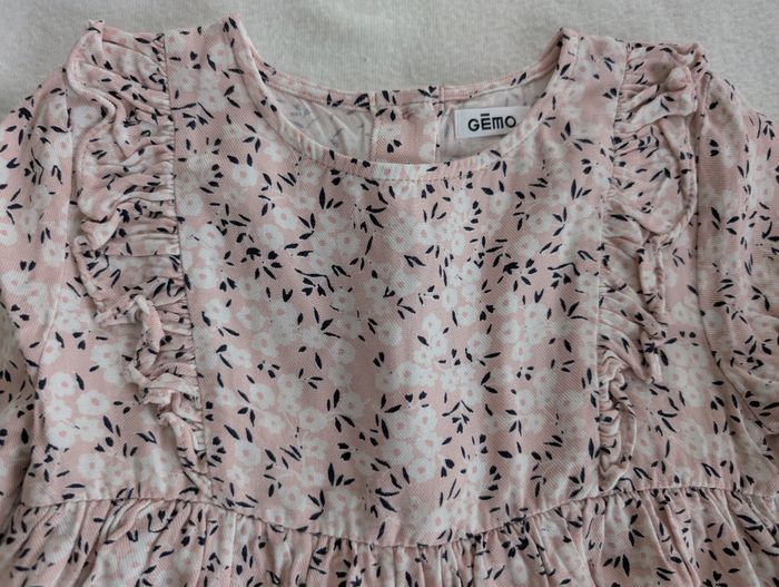 Blouse rose à fleurs - 3A - Gémo - photo numéro 3