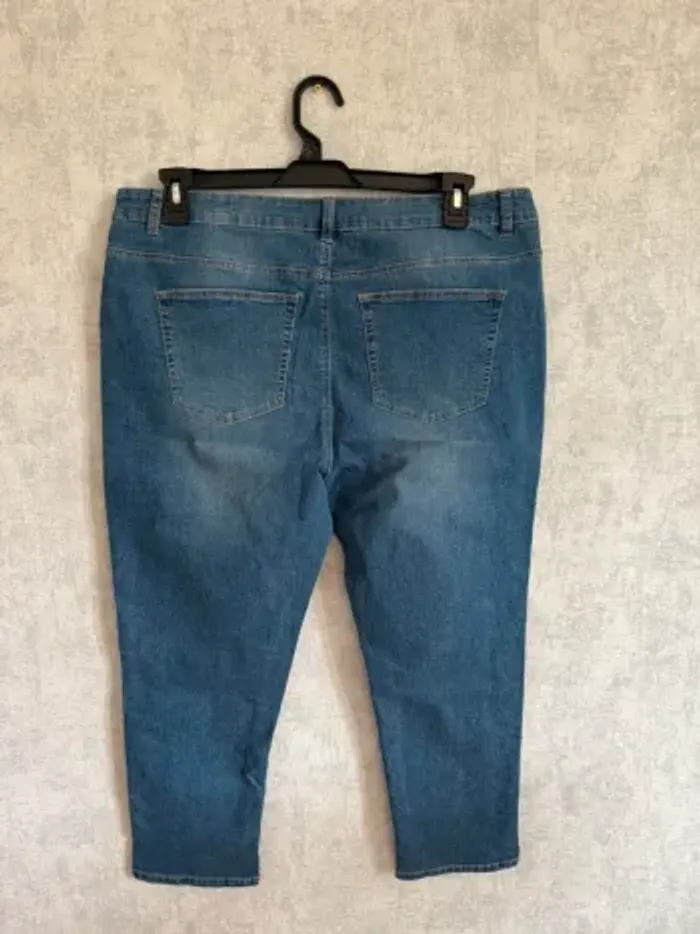 Jean slim bleu foncé Gémo taille 48 - photo numéro 3
