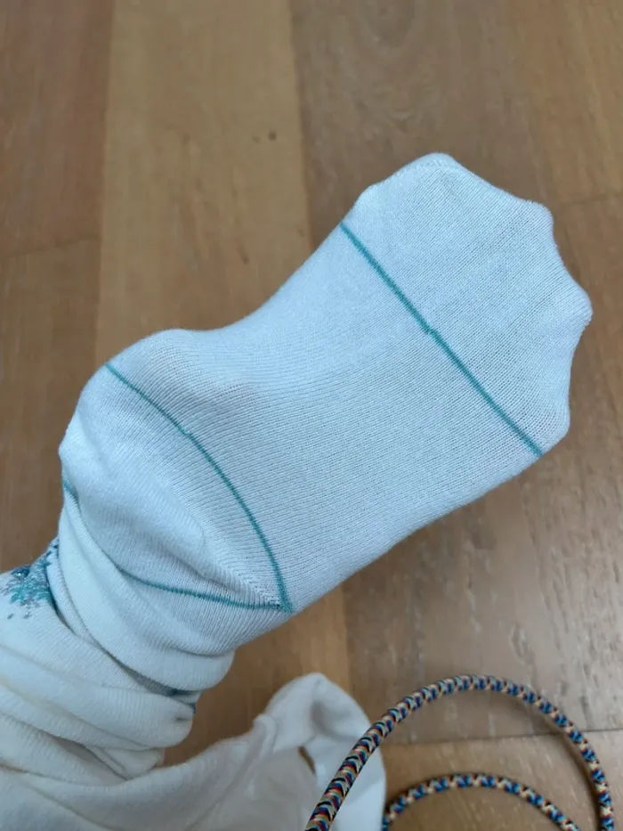 Collant blanc neuf fille pointure 32-34 sergent major - photo numéro 5
