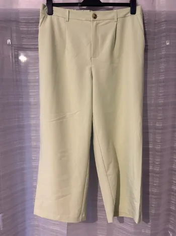 Pantalon fluide vert