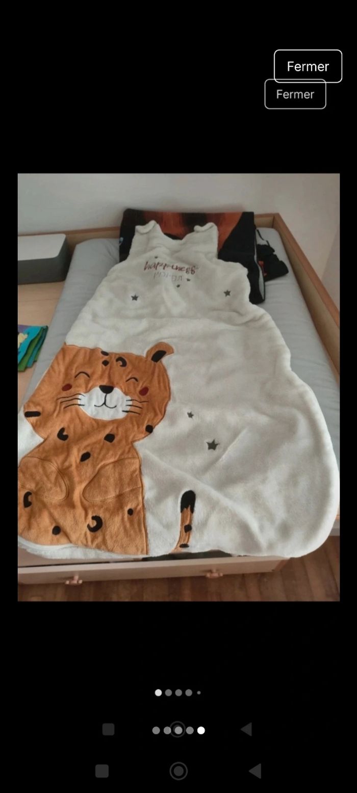 Gigoteuse bébé 6 a 18 mois les manches s'enlève sa fait été comme hiver - photo numéro 3