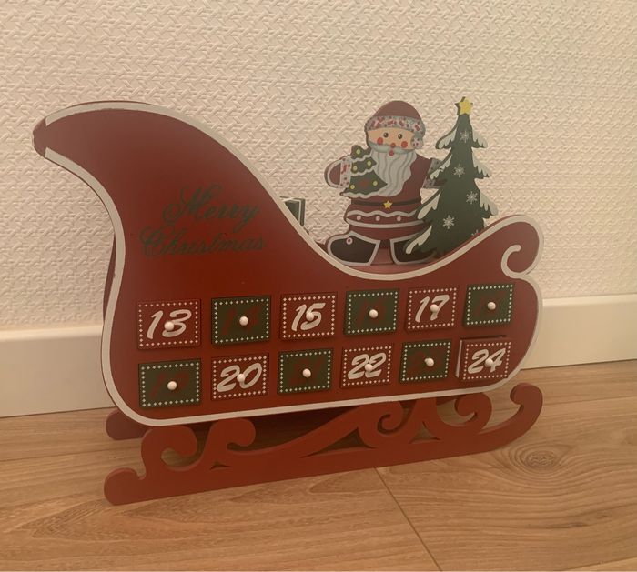 Calendrier de l avent en bois - photo numéro 3