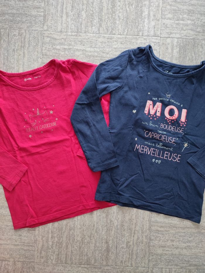 Lot de 2 pulls fille 5 ans