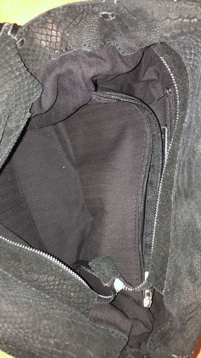 Sac cuir suédé - photo numéro 3