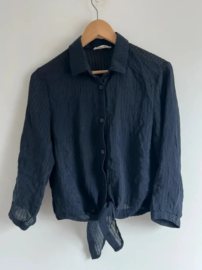 Chemisier bleu marine
