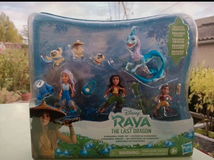 coffret de figurines Disney raya et le dernier dragon neuf et scellé - photo numéro 2