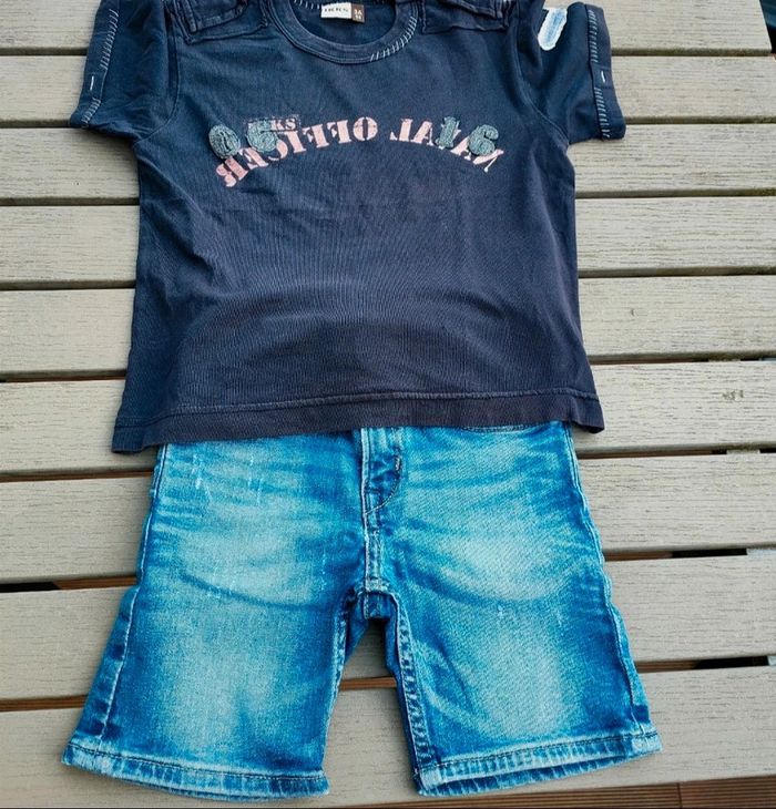 Short jean 3/4 ans garçon - photo numéro 4