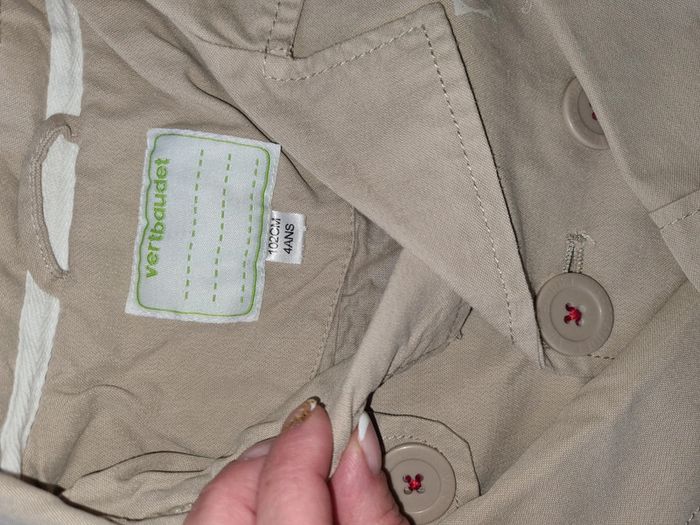 Veste trench 4 ans vertbaudet - photo numéro 3