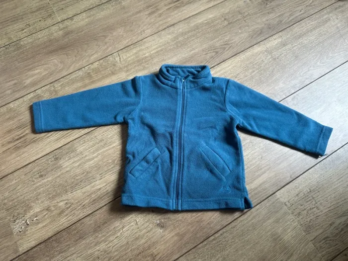 Veste polaire bleue 18 mois garçon