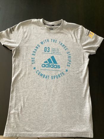 T-shirt gris Adidas Taille S