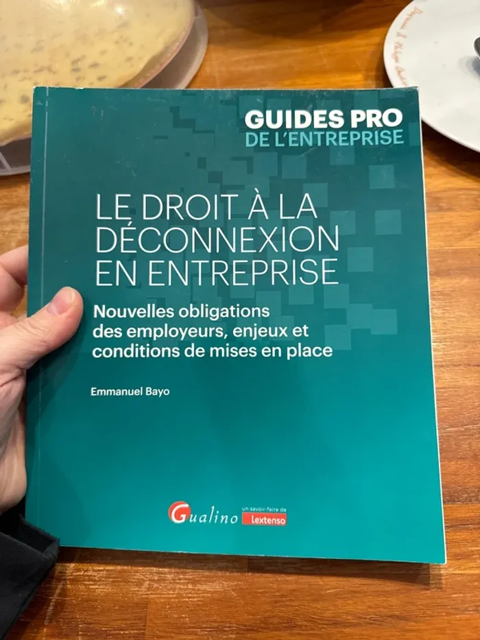 Livre le droit à la déconnexion en entreprise