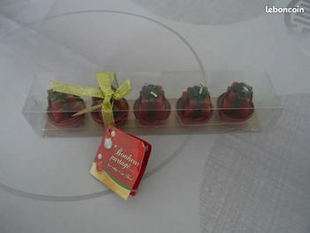 Lot de 5 bougies chauffe plat