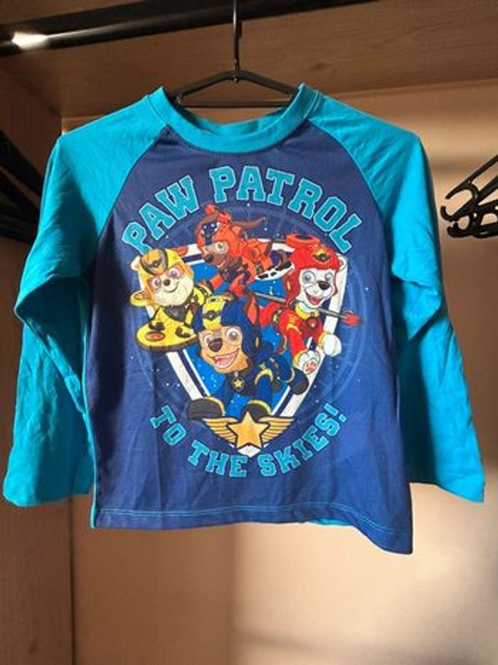 Tee shirt manches longues Pat Patrouille taille 6 ans
