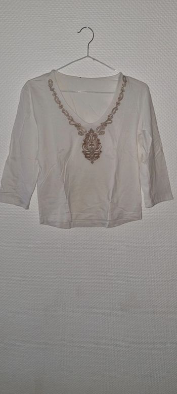 Blouse / t-shirt manches 3/4 taille 36 / S