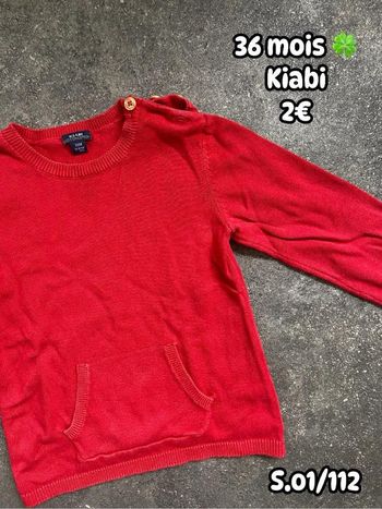 Pull 🍀 36 mois 🍀 Kiabi