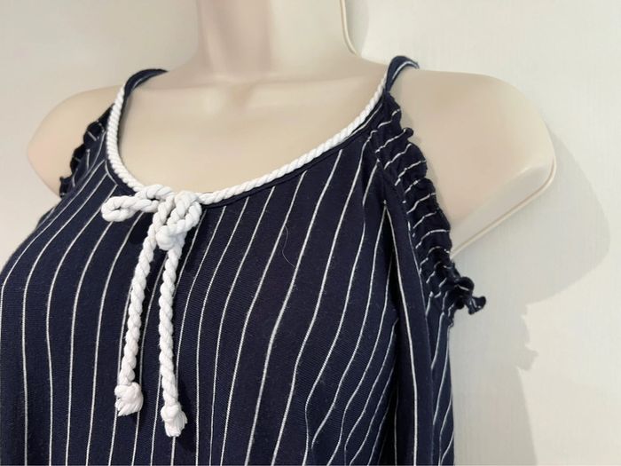 Top Teddy Smith 12 ans Marin bleu marine + donne top roxy - photo numéro 5