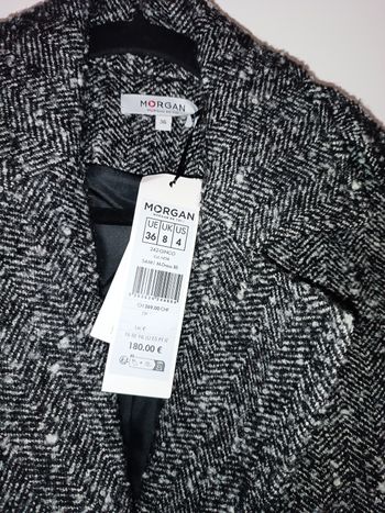 Manteau long femme Morgan neuf avec étiquette