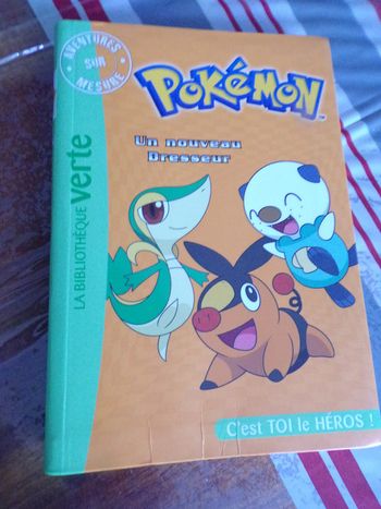 Livre Pokémon Un nouveau Dressur La bibliothéque verte