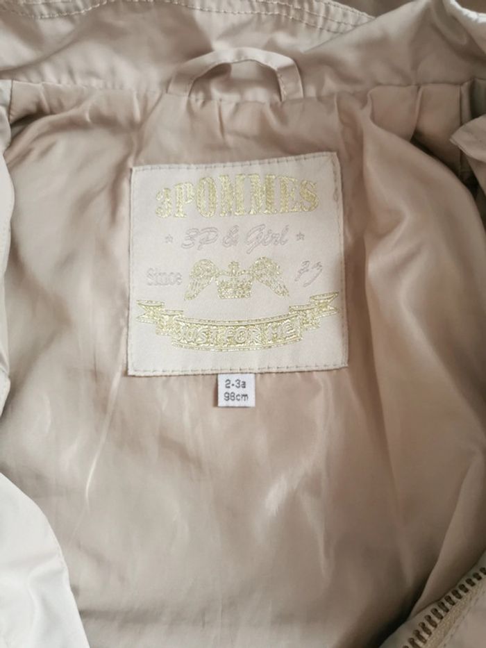 Imperméable 3 ans de chez 3 pommes - photo numéro 2