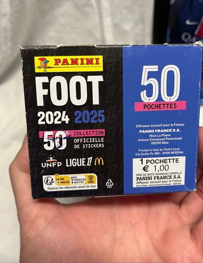 Kit panini stickers FOOT 50 collection 2024 / 2025 - photo numéro 6