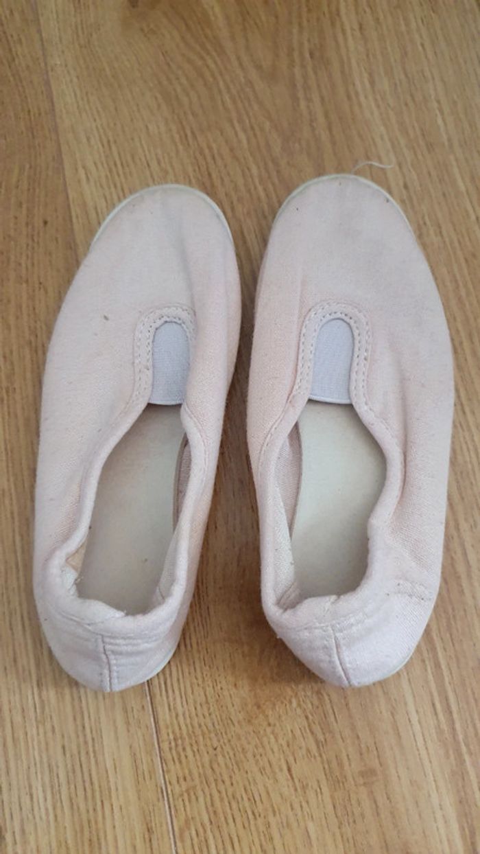 chaussons de danse rose taille 27 - photo numéro 2