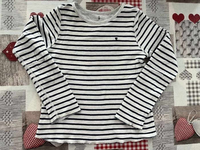 T-shirt manches longues réversible fille - 8 ans - OkaÏdi