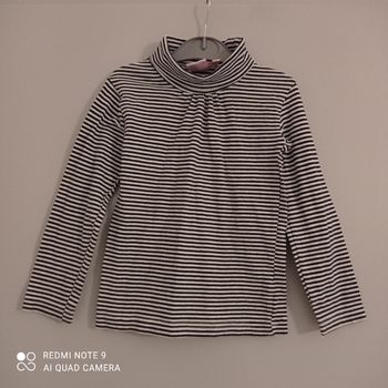 T-shirt à rayures col roulé 4ans