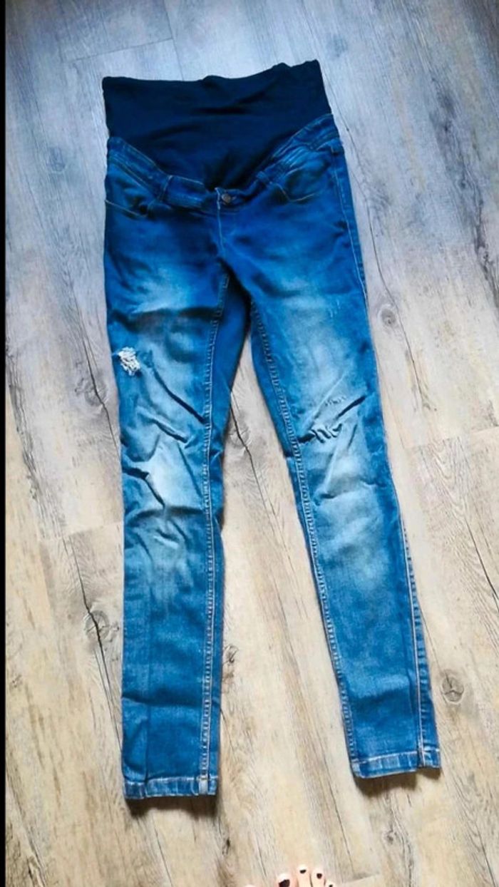 Jean effet  usé