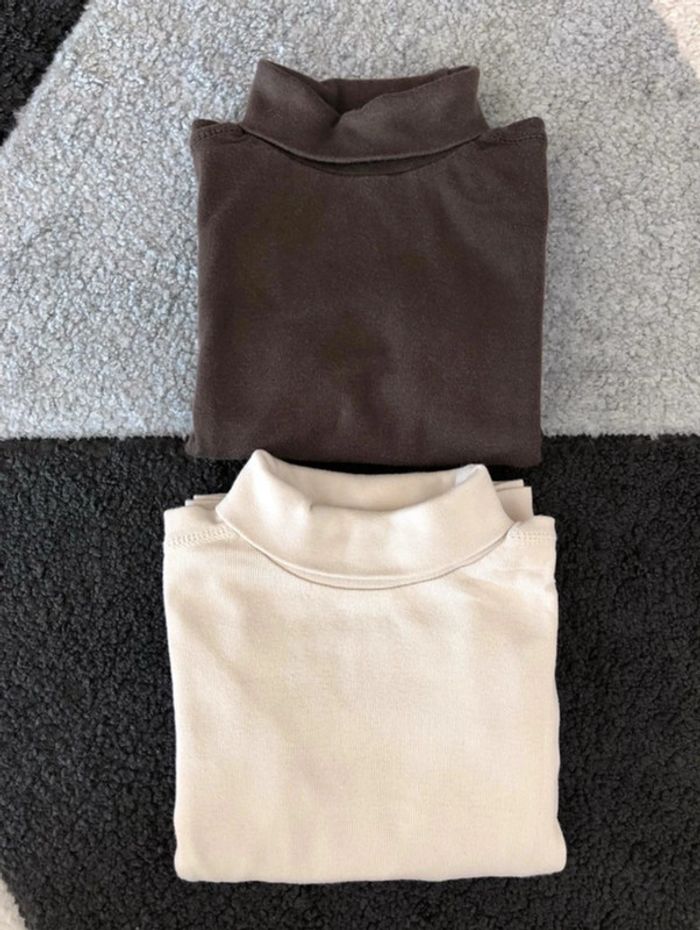 Pulls à col roulé 4 ans