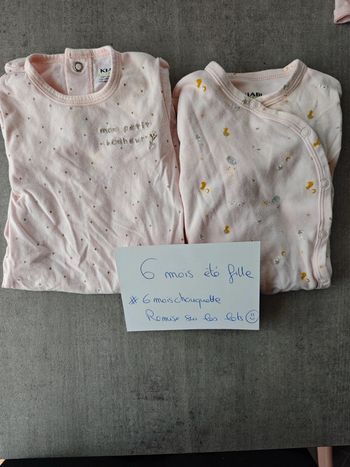 Lot de 2 pyjamas coton été fille