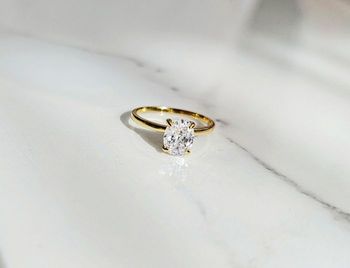 Bague plaqué doré en Argent 925 Sterling 