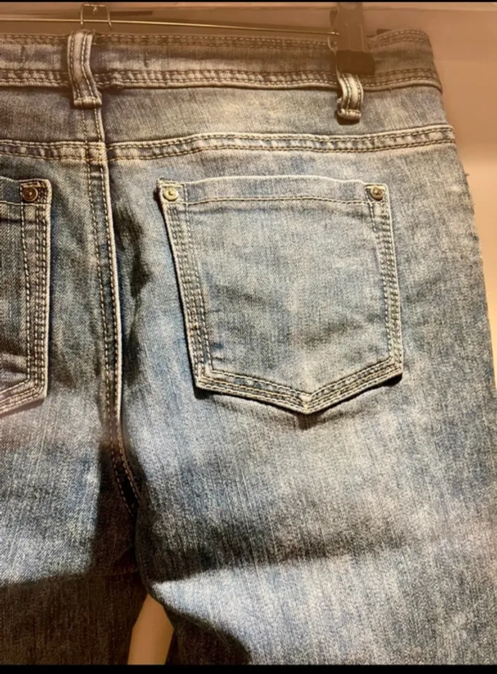 Jean skinny bleu clair MIM – T.38 – Très bon état - photo numéro 6
