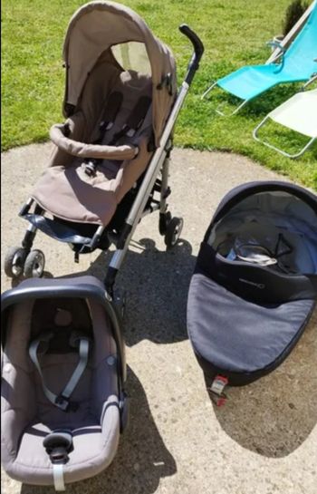 Poussette trio bébé confort