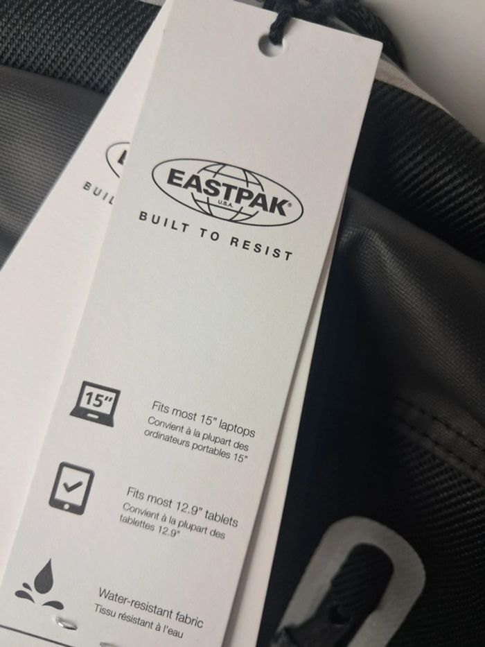 Eastpak sac à dos scolaire travail noir imperméable ordinateur neuf - photo numéro 16