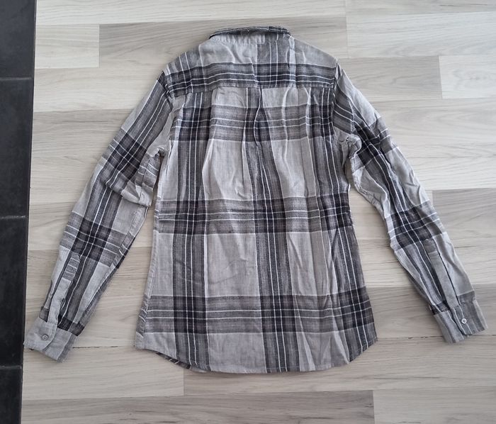 Chemise femme à manches longues à carreaux Tex taille 38 - photo numéro 6