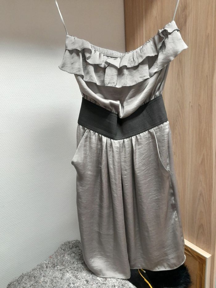 Ensemble robe de soiree taille S+cache epaule - photo numéro 2