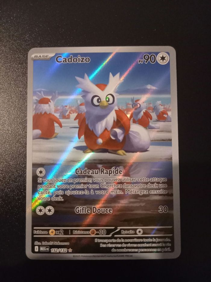 Carte Pokémon Cadoizo 152/132 AR ME01
