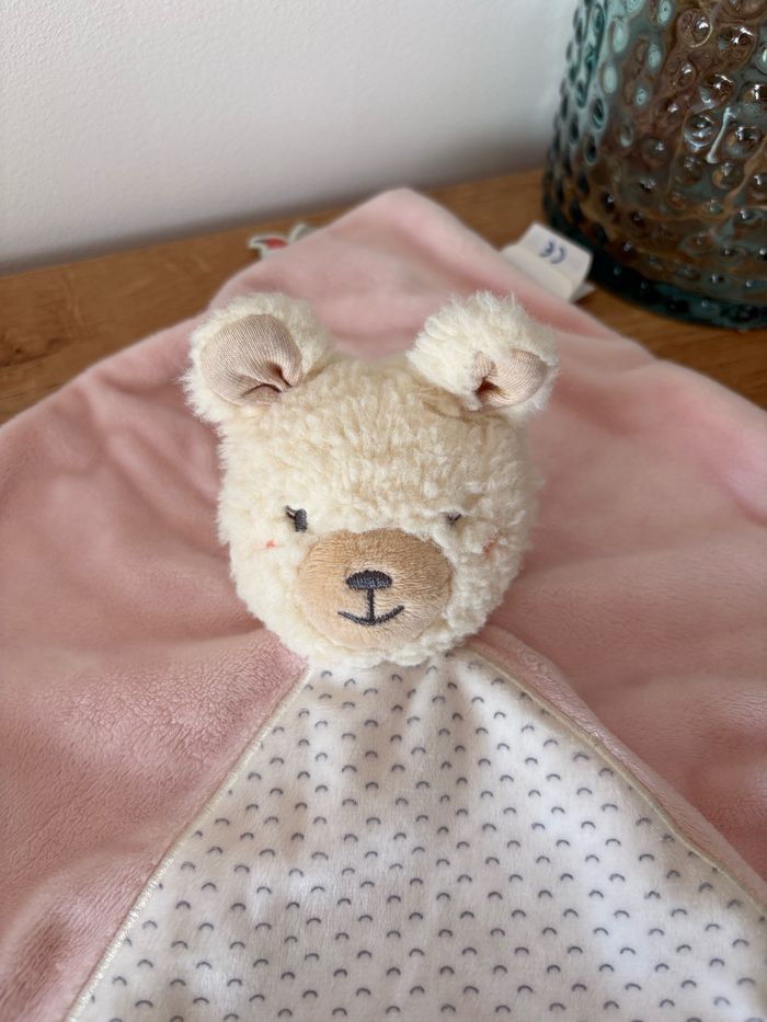Doudou lama rose blanc Noukies - photo numéro 2
