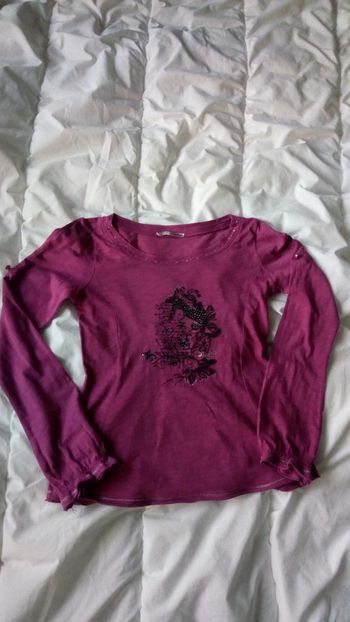 Tee-shirt violet DDP manches courtes