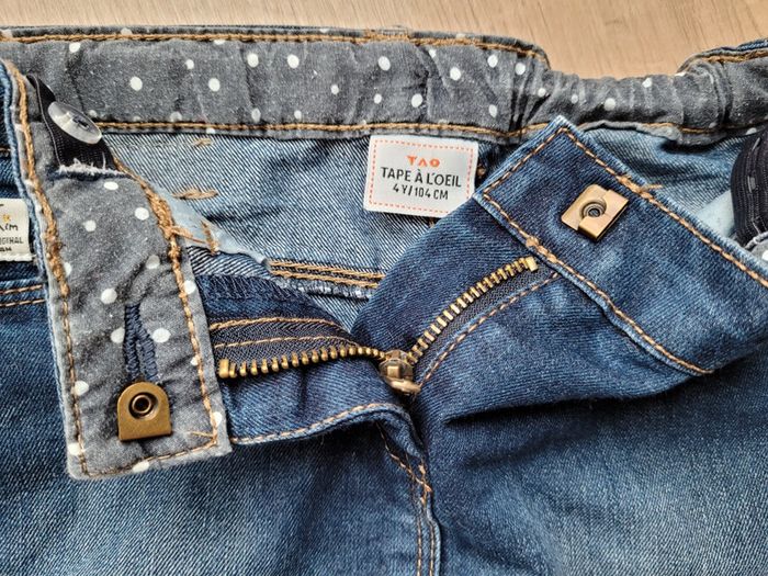 Jupe courte en jean TAO 4 ans - photo numéro 4