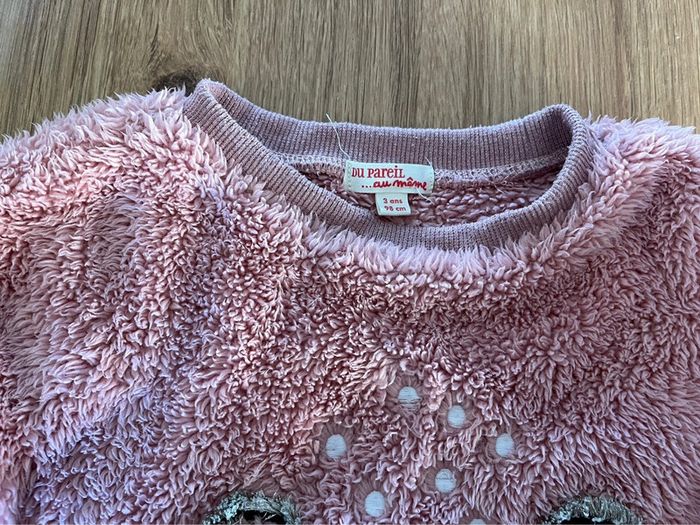 Pull rose fille - photo numéro 2