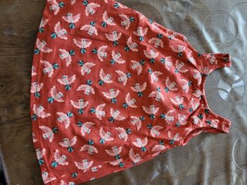 Robe sans manche fille 12 mois