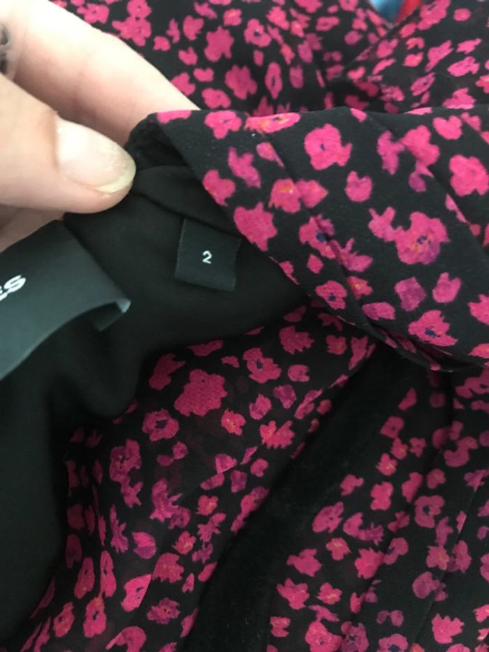Robe fleurie The Kooples M rose - photo numéro 6