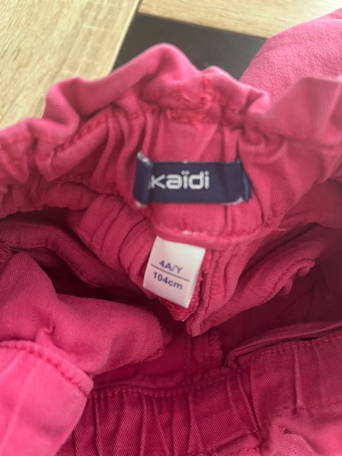 Pantalon rose fille 4 ans Okaïdi - photo numéro 3