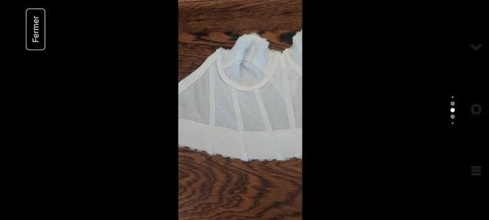 Magnifique Corset bustier  Déwé blanc fr 85C - photo numéro 12
