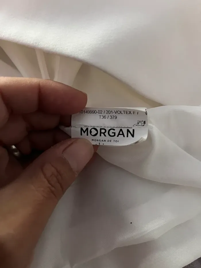 Ensemble blanc tailleur pantalon Morgan T36 - photo numéro 4